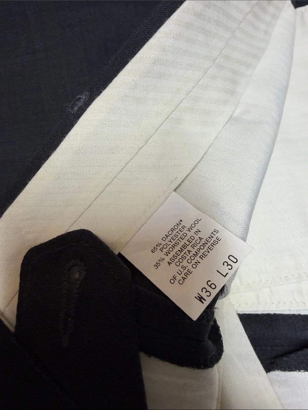 Dockers (38)Charcoal Dress Pants Van Heusen (16.5)Grey long sleeve shirt (#100)